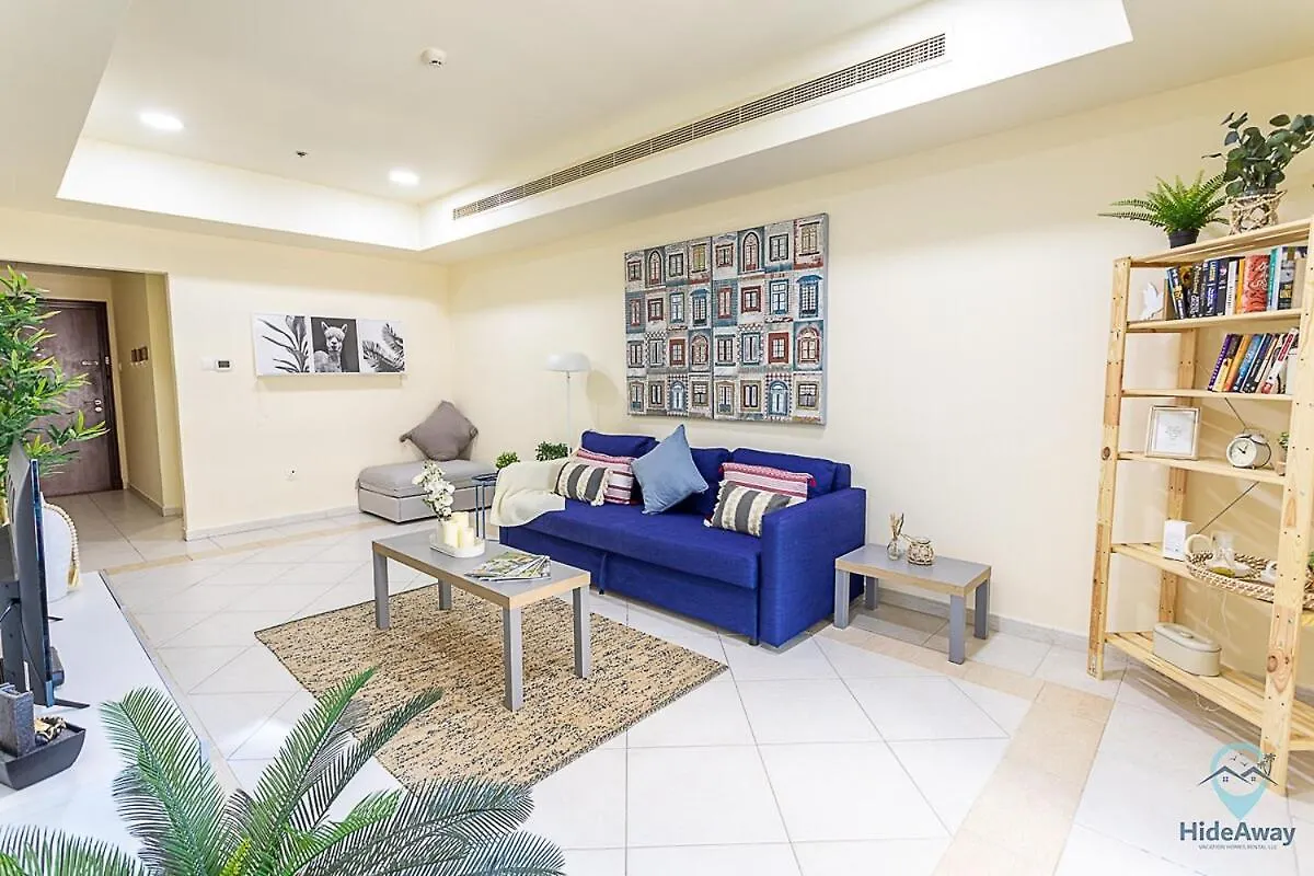 Apartment 1 Bedroom Blue Chic Dubai Marina, Steps To Beach!