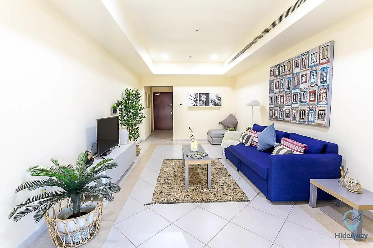 Apartment 1 Bedroom Blue Chic Dubai Marina, Steps To Beach!